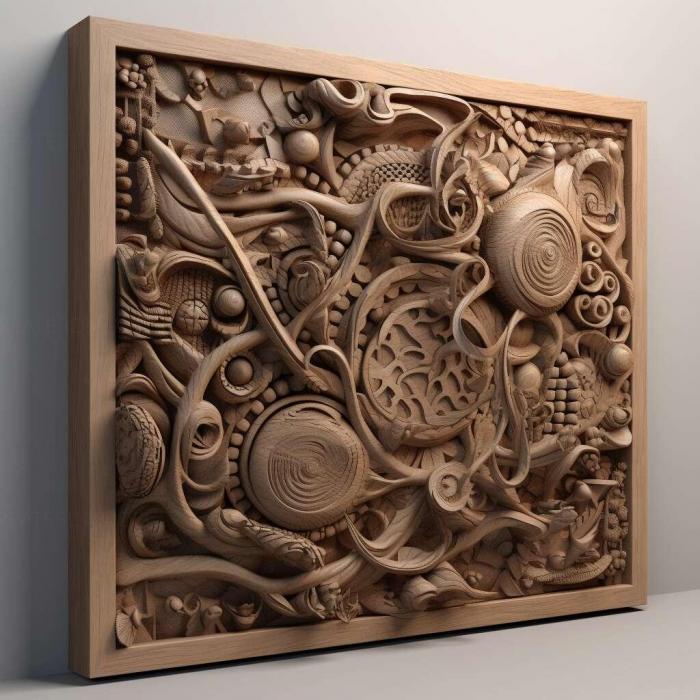 نموذج ثلاثي الأبعاد لآلة CNC 3D Art 